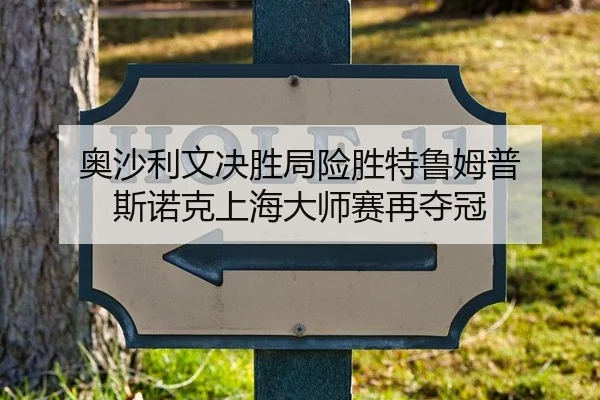 奥沙利文决胜局险胜特鲁姆普 斯诺克上海大师赛再夺冠